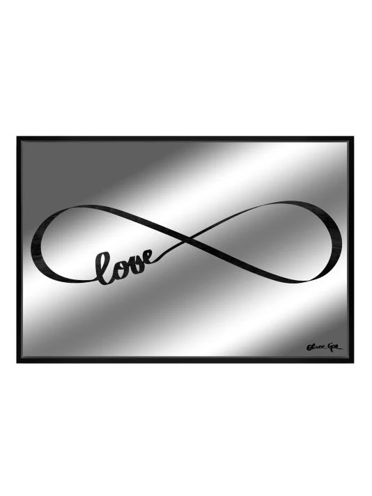 Oliver Gal Love To Infinity Framed Accent Mirror