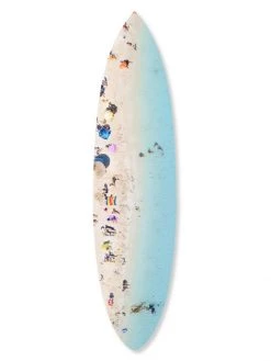 Oliver Gal Italian Beach Surfboard Wall Art