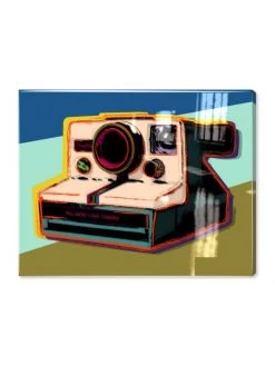 Oliver Gal Pop Art Polaroid Visions High Gloss Resin Canvas Print