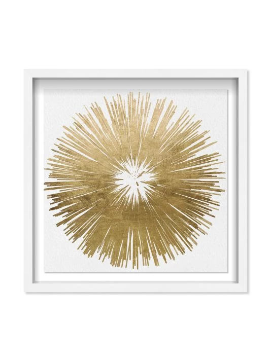 Oliver Gal Sunburst Abstract Shadowbox Framed Art Print