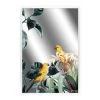 Oliver Gal Tropical Birds Framed Accent Mirror