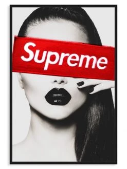 Oliver Gal Red Tag Beauty Framed Canvas Art