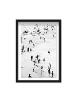 Oliver Gal 'Best Coast Black And White' Shadowbox-Framed Art Print