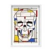 Oliver Gal 'Color-Blocked Skull No. 1' Shadowbox-Framed Art Print