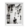 Oliver Gal 'Glitch II Black And White' Shadowbox-Framed Art Print