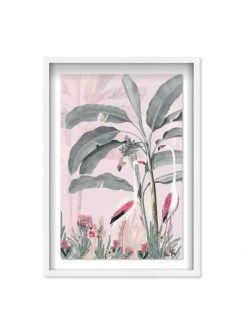 Oliver Gal Flamingo Pink Framed Art Print