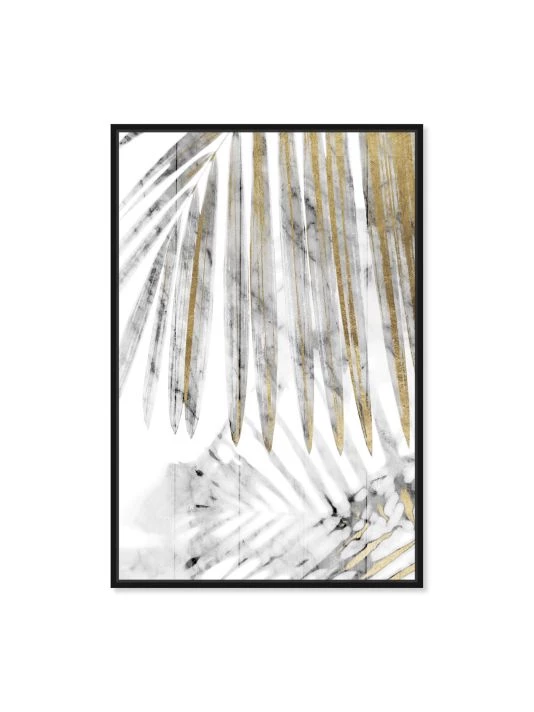 Oliver Gal 'Golden Afternoon View' Framed Canvas Art