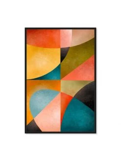 Oliver Gal Mid-Century Pop Framed Canvas Art
