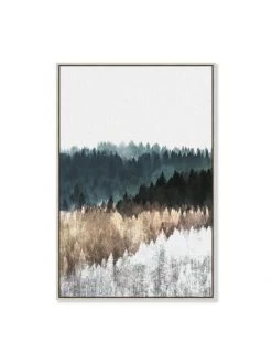Oliver Gal Pine Forest Watercolor Framed Art