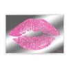 Oliver Gal Sparkle Glam Kiss Framed Accent Mirror