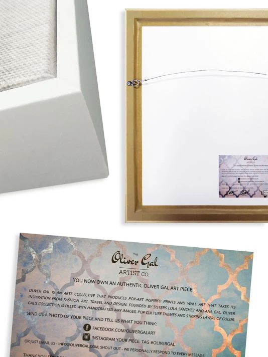 Oliver Gal Italian Luxe Road Sign Framed Art - Image 5