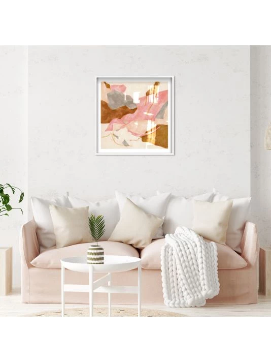 Oliver Gal Scribble Dream Abstract Shadowbox Framed Art Print - Image 2