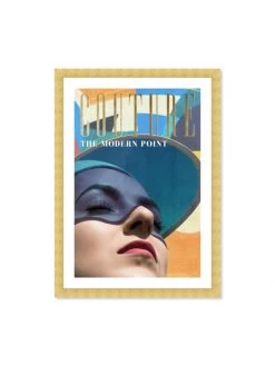 Oliver Gal Modern Couture Magazine Cover Framed Art Print