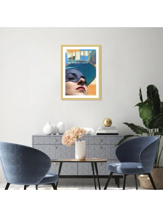 Oliver Gal Modern Couture Magazine Cover Framed Art Print - Image 2