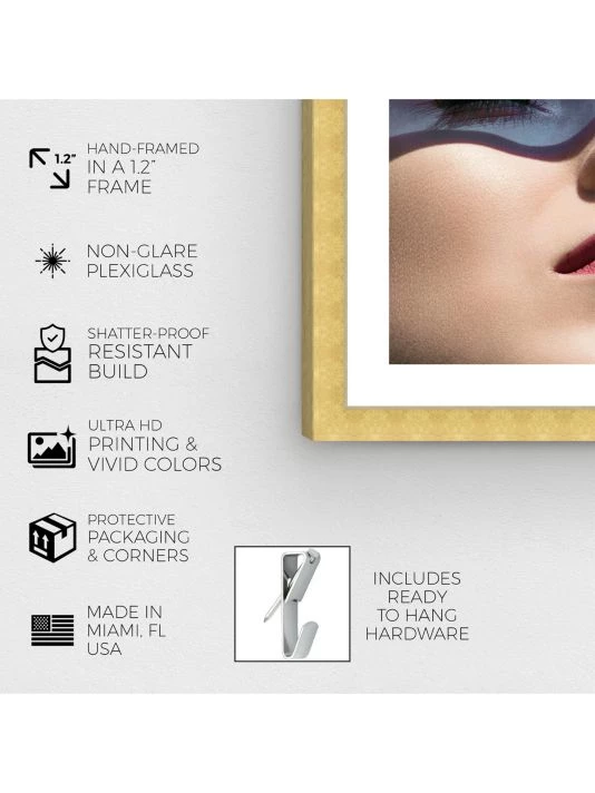 Oliver Gal Modern Couture Magazine Cover Framed Art Print - Image 3