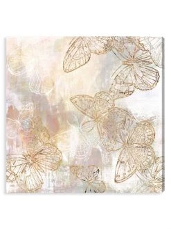 Oliver Gal Butterfly Garden Canvas Art