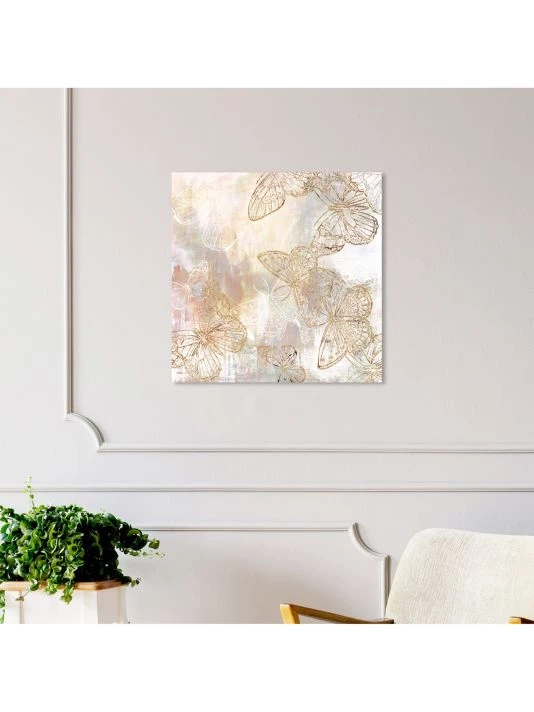 Oliver Gal Butterfly Garden Canvas Art - Image 2