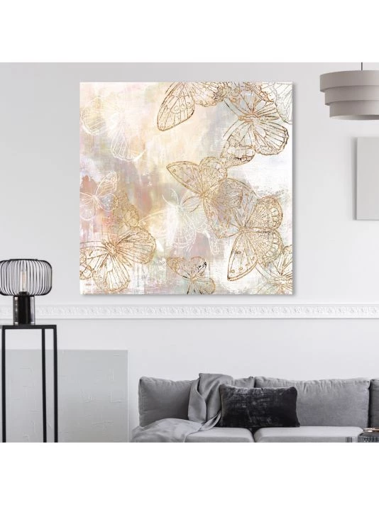 Oliver Gal Butterfly Garden Canvas Art - Image 3