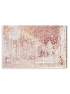 Oliver Gal Chateau De Rose Canvas Art