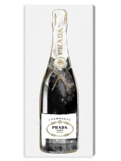 Oliver Gal Trendy Milan Champagne Tall Canvas Art