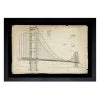 Oliver Gal Hatcher & Ethan Framed Golden Gate Bridge 1933 Print