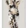Oliver Gal Abstract Giraffe Framed Art