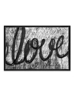 Oliver Gal Framed Blakely Home Round And Round Night Print