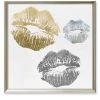 Oliver Gal Luxury Kiss Framed Wall Art