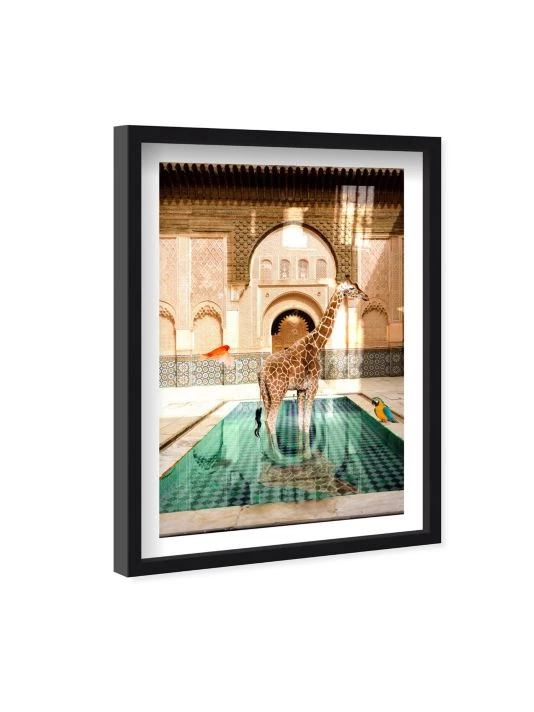Oliver Gal 'Animal Bath' Shadowbox-Framed Art Print - Image 4