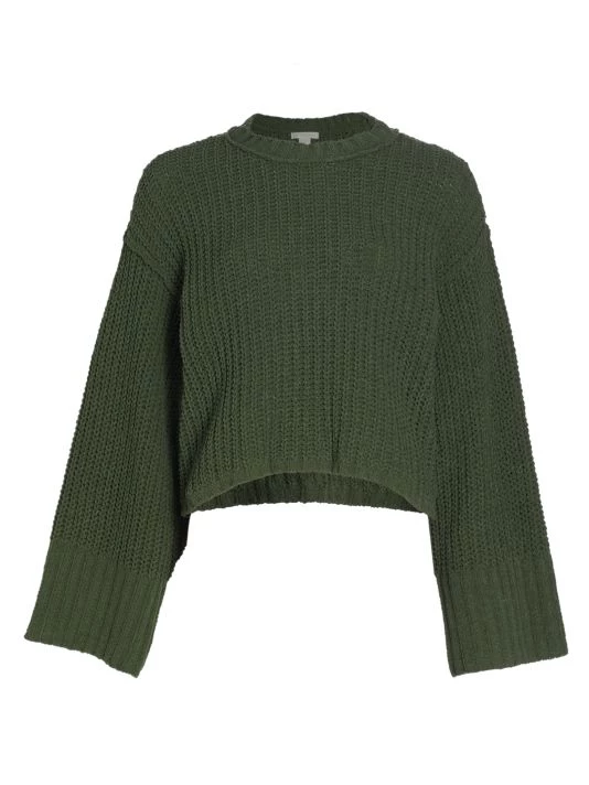 Design History Boxy Cropped Rib Sweater