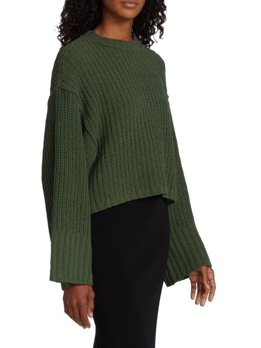 Design History Boxy Cropped Rib Sweater - Image 4