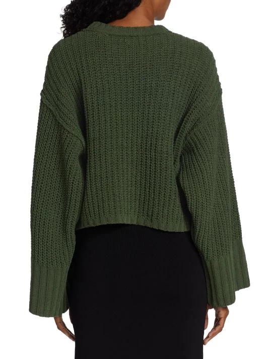 Design History Boxy Cropped Rib Sweater - Image 5