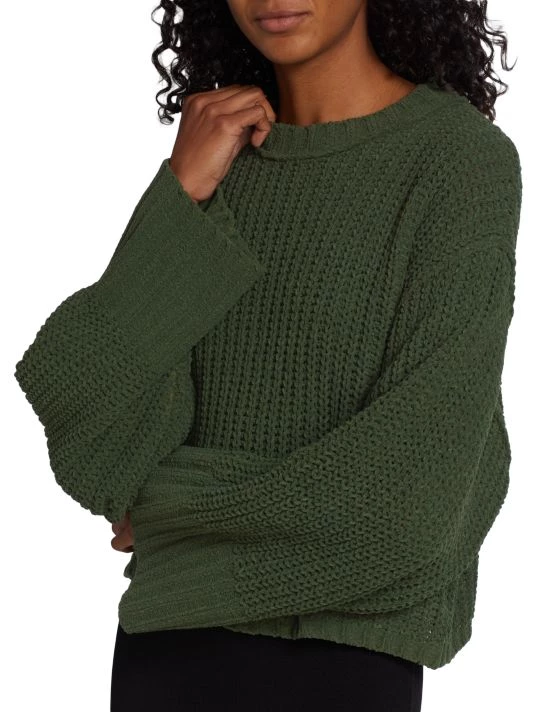Design History Boxy Cropped Rib Sweater - Image 6