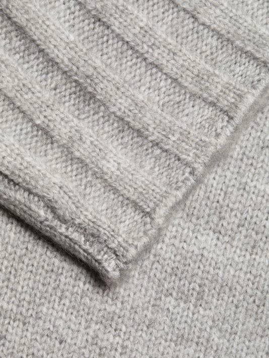 Design History Rib-Trim Funnel-Neck Sweater - Image 7