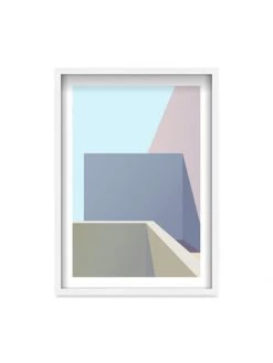 Oliver Gal Shapes On Shapes Geometric Shadowbox Framed Art Print