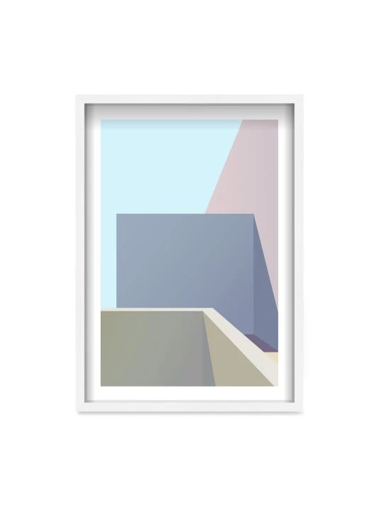 Oliver Gal Shapes On Shapes Geometric Shadowbox Framed Art Print