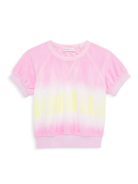 Design History Little Girl's Gradient Short-Sleeve Top For Kids
