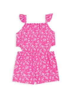 Design History Litle Girl's Floral Romper For Kids