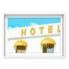 Oliver Gal Retro Hotel Shadowbox-Framed Art Print