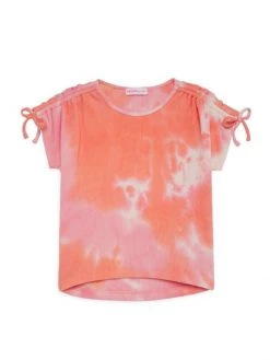 Design History Little Girl's Tie-Dye T-Shirt For Kids