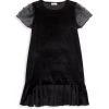 Design History Girl's Embellished Velvet Dress For Kids