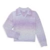 Design History Girl's Ombré Cable-Knit Sweater For Kids