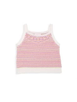 Design History Little Girl's Crochet Tank Top For Kids