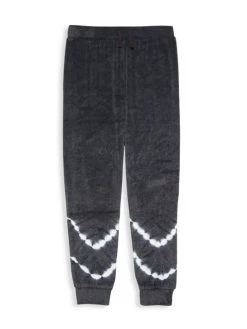 Design History Girl's Tie-Dye Velvet Sweatpants For Kids