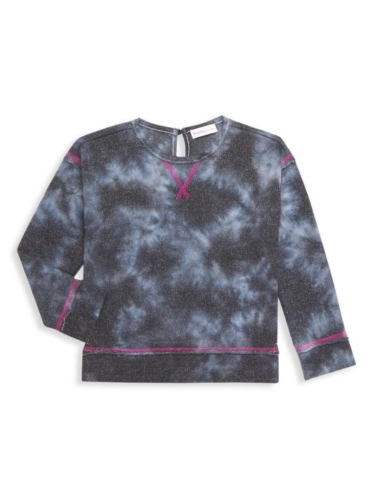 Design History Little Kid's Metallic Tie-Dye Top For Kids