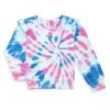 Design History Little Girl's Tie-Dyed Long-Sleeve Sweatshirt For Kids