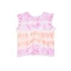 Design History Girl's Ruffled Tie-Dye Top For Kids