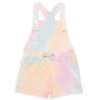 Design History Little Girl's Tie-Dye French Terry Romper For Kids