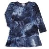 Design History Little Girl's & Girl's Velour Tie-Dye Dress For Kids