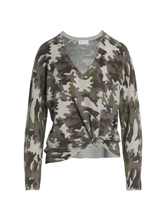 Design History Camo Cashmere Sweater